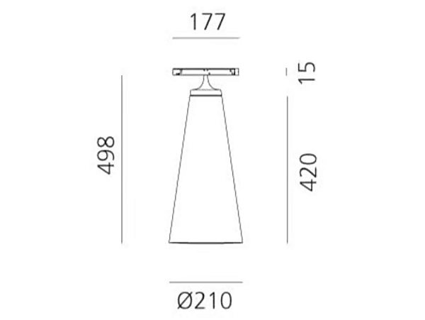 LED Aluminium Track Light Look At Me System Artemide Fabrik Artemide aus Italien. Foto №6