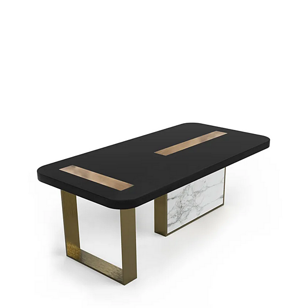 Rechteckiger Couchtisch aus Holz MARIONI TYRON 02845 Fabrik MARIONI aus Italien. Foto №2