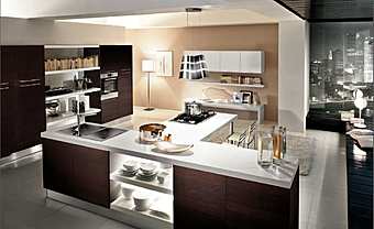 Küche HOME CUCINE frontali wengè