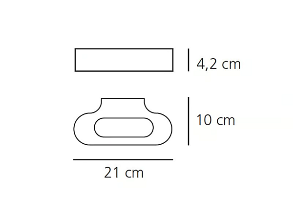 Wandleuchte aus Druckguss-Aluminium TALO Artemide Fabrik Artemide aus Italien. Foto №19