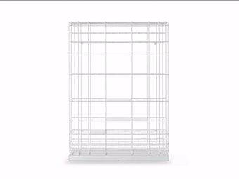 Freistehendes Bücherregal aus Eisen Leyva Saba