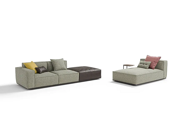 Ecksofa aus Stoff Plaza Egoitaliano Fabrik Egoitaliano aus Italien. Foto №8