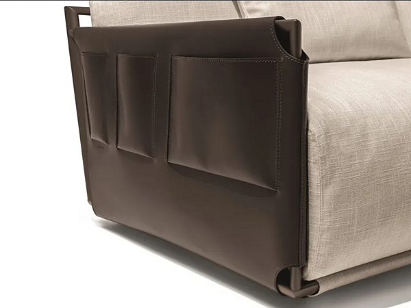 Zweisitzer Stoffsofa mit weicher Rückenlehne GIORGETTI ADAM Fabrik GIORGETTI aus Italien. Foto №2