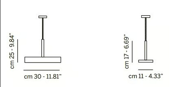 LED Pendelleuchte aus Metall Vector Euroluce Lampadari Fabrik EUROLUCE LAMPADARi aus Italien. Foto №4