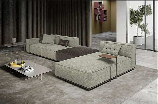 Ecksofa aus Stoff Plaza Egoitaliano Fabrik Egoitaliano aus Italien. Foto №5