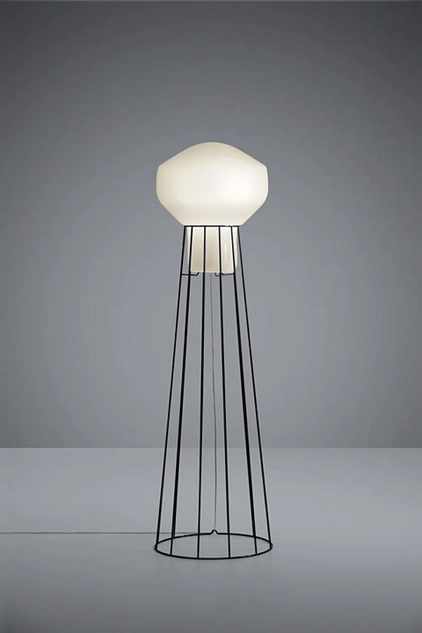 Stehlampe aus geblasenem Glas Fabbian Aerostat Fabrik Fabbian aus Italien. Foto №6