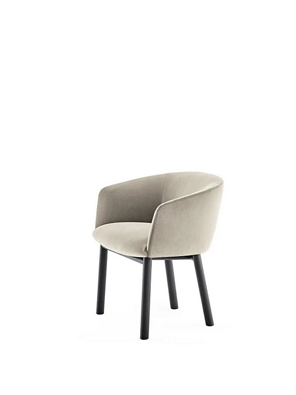 Polsterstuhl mit Armlehnen Livrette Gallotti Radice Fabrik Gallotti & Radice aus Italien. Foto №12