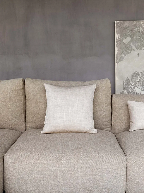 Ecksofa mit abnehmbarem Bezug aus Stoff Flou Fiocco Fabrik Flou aus Italien. Foto №9