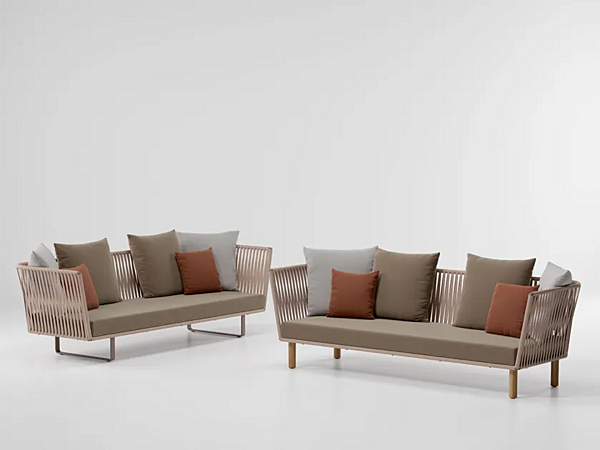 Garten-Sofa aus Aluminium mit weicher Rückenlehne KETTAL Bitta Fabrik KETTAL aus Italien. Foto №8