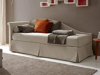 Zweisitzer Sofa mit Stoffbezug und Bettfunktion Tropea Duomo Design