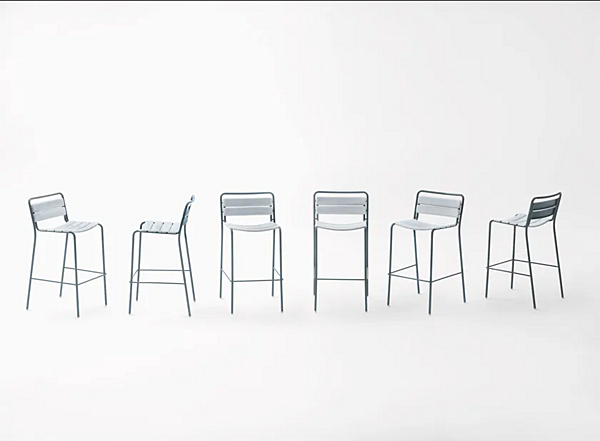 Hochstapelbarer Hocker aus Kunststoff PAOLA LENTI ELBA Fabrik PAOLA LENTI aus Italien. Foto №3