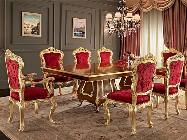 Polsterstuhl mit Armlehnen Modenese Luxury Interiors 11508 Fabrik MODENESE GASTONE aus Italien. Foto №3