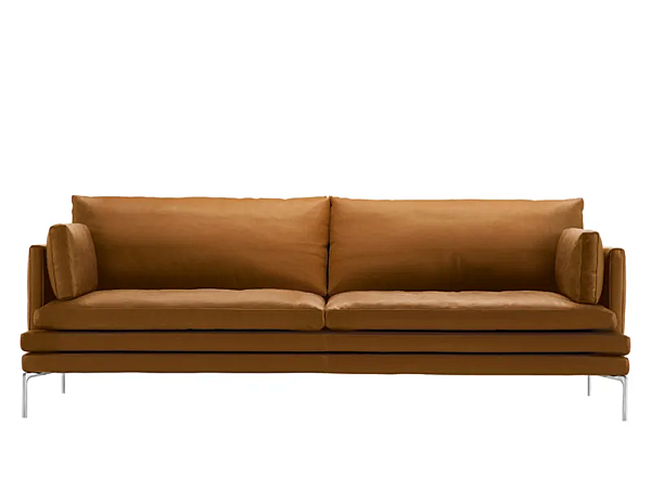 Ledersofa mit weicher Rückenlehne ZANOTTA William 1330 Fabrik ZANOTTA aus Italien. Foto №2