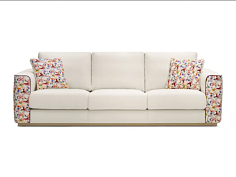 Dreisitzer Stoffsofa mit weicher Rückenlehne FORMITALIA CLARA CLARA-Sofa-A