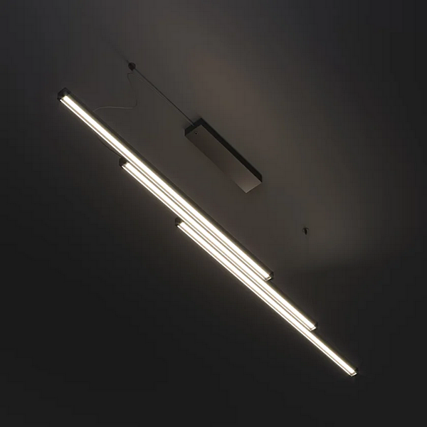 Pendelleuchte aus anodisiertem Aluminium LED Fabbian Glide Fabrik Fabbian aus Italien. Foto №4