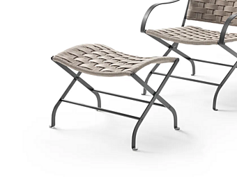 Rechteckiger Outdoor-Hocker aus Aluminium FLEXFORM Carlotta Outdoor