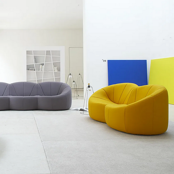 Dreisitzer Sofa aus Stoff mit weicher Rückenlehne LIGNE ROSET PUMPKIN 14110305 Fabrik LIGNE ROSET aus Italien. Foto №4