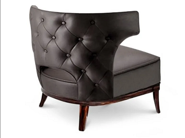 Tufted Lederarmchair mit Armlehnen BRABBU Kansas Armchair Fabrik BRABBU aus Italien. Foto №1