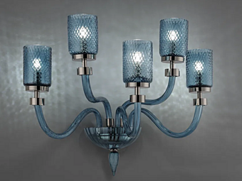 Glas Wandlampe Denise Euroluce Lampadari