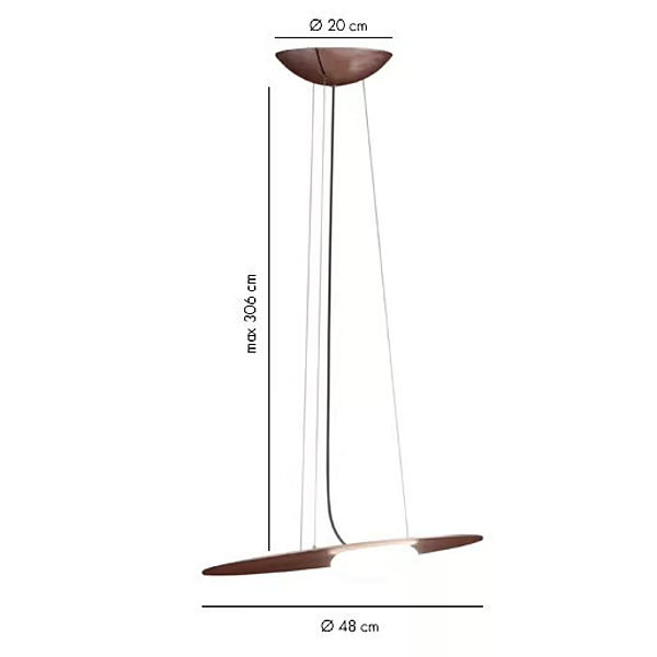 LED Pendelleuchte aus Aluminium KWIC AXOLIGHT Fabrik Axolight aus Italien. Foto №8