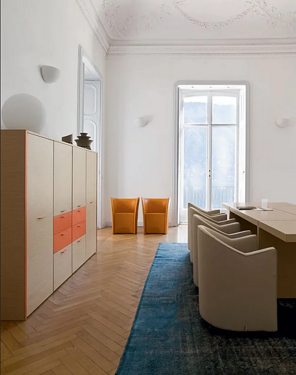 Rechteckiger Konferenztisch aus Holz Blade i 4 Mariani Fabrik i 4 Mariani aus Italien. Foto №8