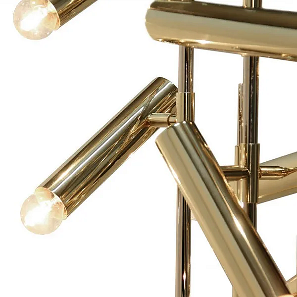 Stehlampe aus Messing Cypres BRABBU Fabrik BRABBU aus Italien. Foto №4