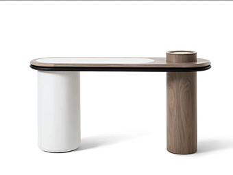 Ovaler Konsolentisch aus Holz GIORGETTI Liz Console