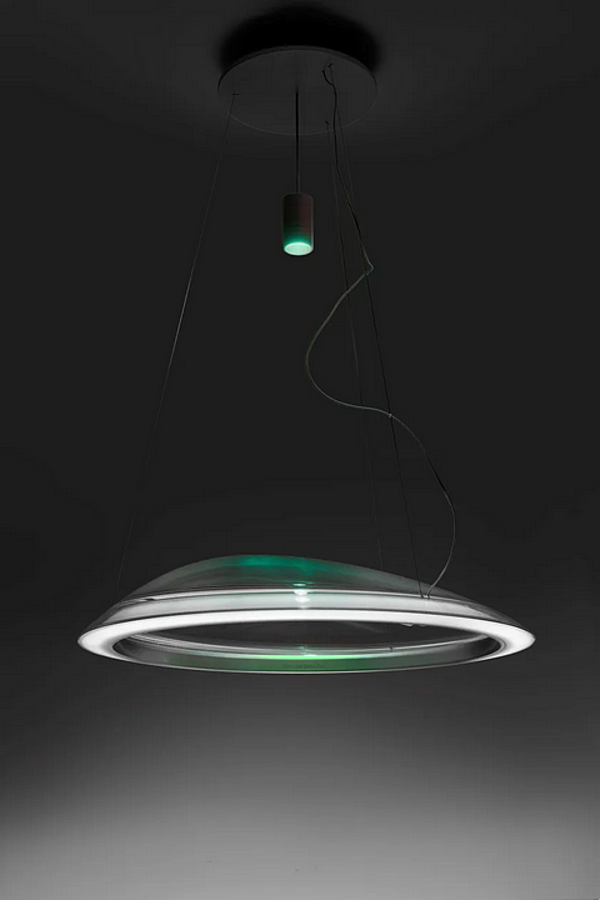 LED RGB Pendelleuchte PMMA Ameluna Artemide 1402010app Fabrik Artemide aus Italien. Foto №9