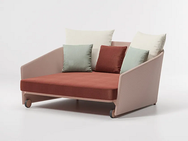 Gartenbett mit Rollen aus Aluminium KETTAL Bitta Lounge Fabrik KETTAL aus Italien. Foto №3