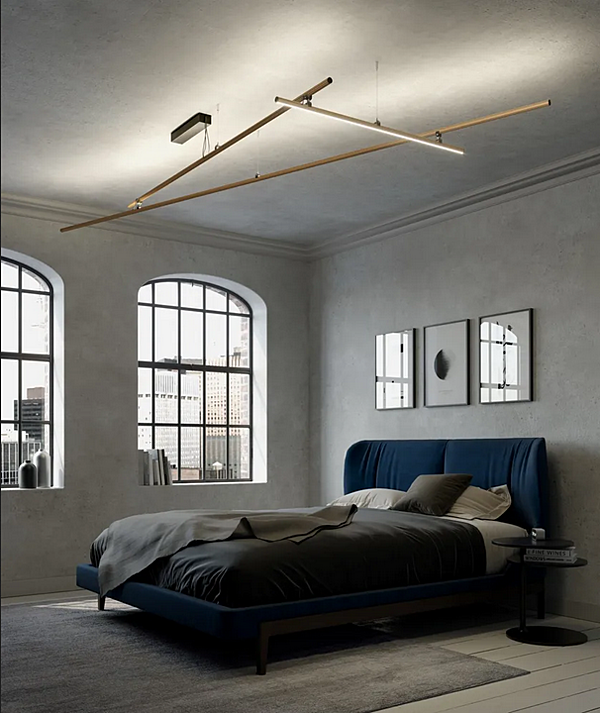 LED Deckenlampe aus anodisiertem Aluminium Fabbian Freeline F44 Fabrik Fabbian aus Italien. Foto №2