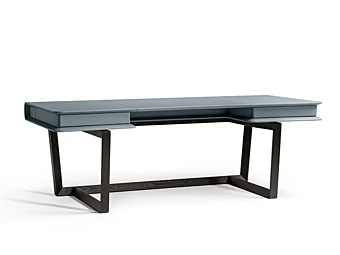 Rechteckiger Schreibtisch mit Lederoberfläche und Schubladen Peek a Book Large POLTRONA FRAU