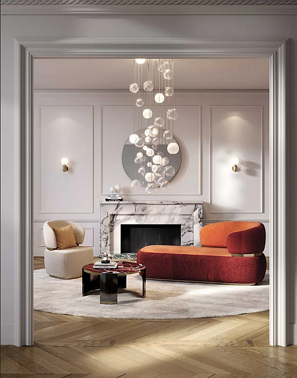Runder Couchtisch aus Holz Jewel 90 Capital Collection JW.TB Fabrik Capital Collection aus Italien. Foto №3