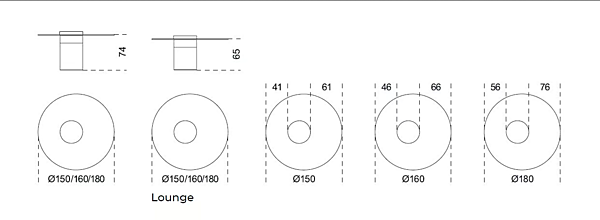 Runder Glastisch für das Wohnzimmer Haumea T Gallotti&Radice Fabrik Gallotti & Radice aus Italien. Foto №4