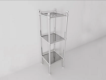Freistehender Metall-Badezimmerschrank Westin Park Avenue PKMOBILEVETRO Fabrik Park Avenue aus Italien