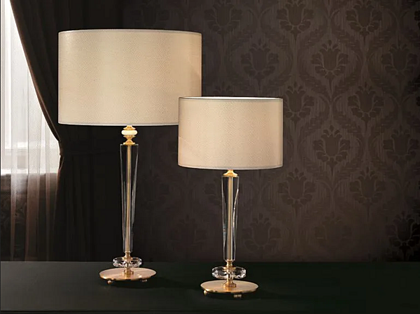 Tischlampe aus Metall und Glas Cloe Euroluce Lampadari LG1 LP1 Fabrik EUROLUCE LAMPADARi aus Italien. Foto №1