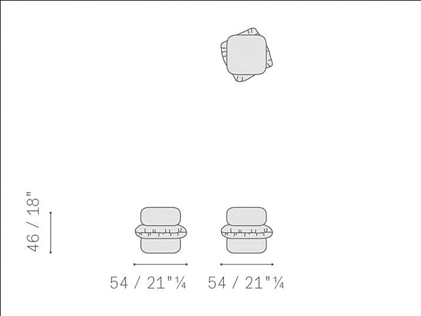 Niedriger Holztisch Squash POLTRONA FRAU Fabrik POLTRONA FRAU aus Italien. Foto №7