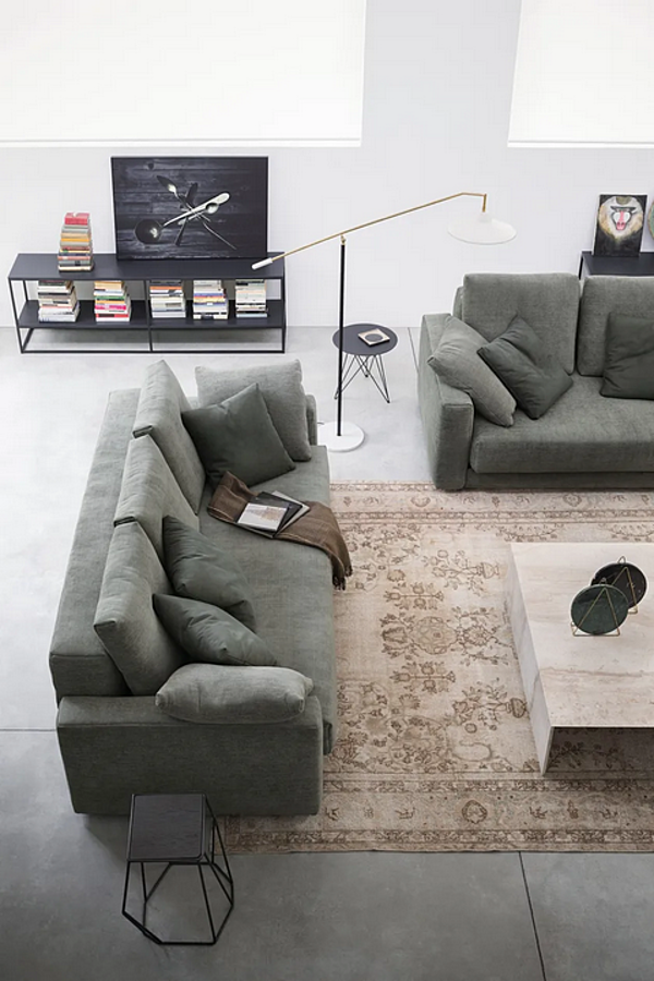 Sofa-Bett mit abnehmbarem Bezug Flou Piazzaduomo Fabrik Flou aus Italien. Foto №10