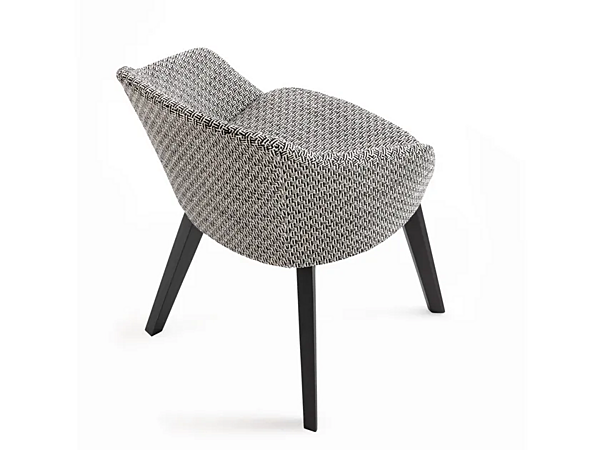 Stoffstuhl mit Armlehnen Cappellini Marfa Fabrik Cappellini aus Italien. Foto №6