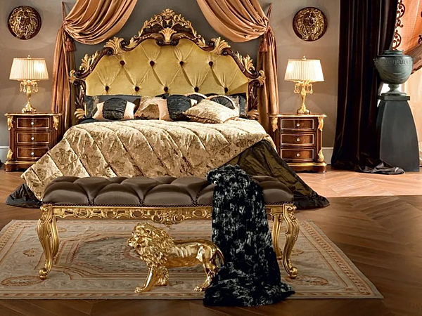 Polsterbank aus Stoff Modenese Luxury Interiors 13522 Fabrik MODENESE GASTONE aus Italien. Foto №3