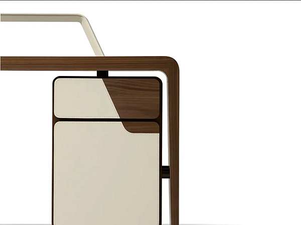 Rechteckiger Schreibtisch mit Schubladen aus Holz GIORGETTI ALMA Fabrik GIORGETTI aus Italien. Foto №3