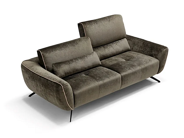 Zweisitzer Stoffsofa mit Kopfstütze Clooney Marinelli Home M1382 Fabrik Marinelli Home aus Italien. Foto №3