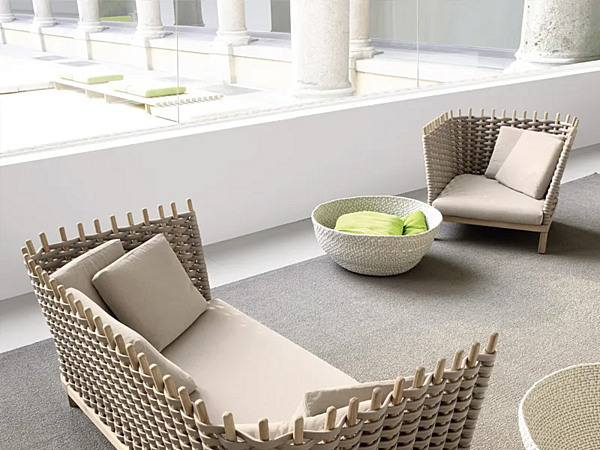 Gartenarmchair Wabi aus Stoff PAOLA LENTI Fabrik PAOLA LENTI aus Italien. Foto №3