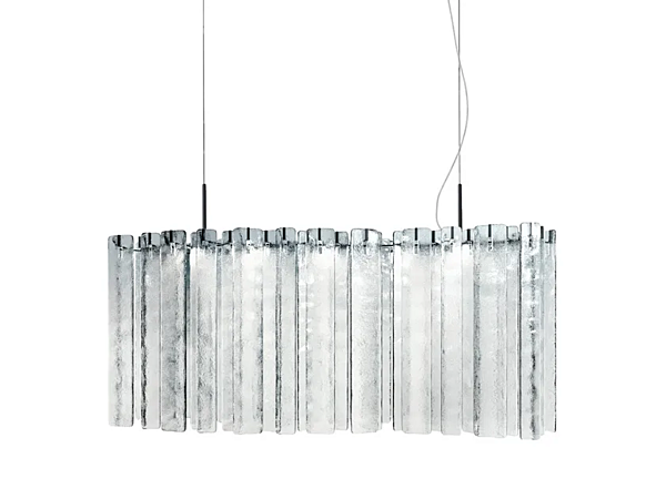 Glas Pendelleuchte mit Schwerten GIORGETTI GA336G Fabrik GIORGETTI aus Italien. Foto №1