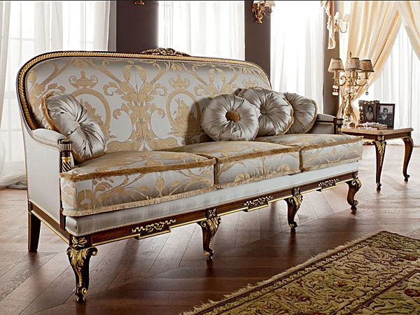 Dreisitzer Sofa aus Stoff Modenese Luxury Interiors 12418 Fabrik MODENESE GASTONE aus Italien. Foto №1