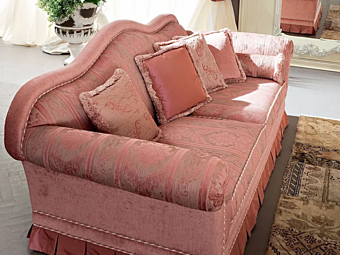 Zweisitzer Stoffsofa mit gepolsterter Rückenlehne Modenese Luxury Interiors 13407 Zweisitzer Stoffsofa mit gepolsterter Rückenlehne Modenese Luxury Interiors 13407 Fabrik MODENESE GASTONE aus Italien
