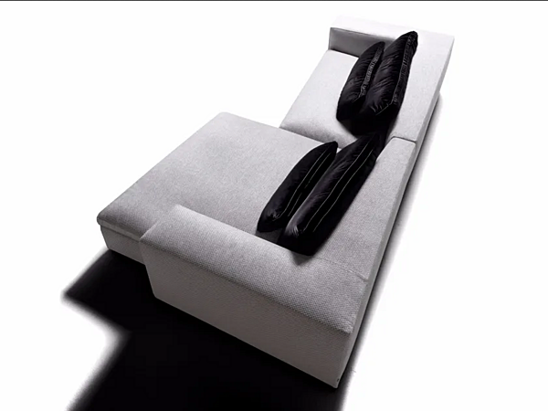 Ecksofa aus Stoff mit Chaiselongue ERBA ITALIA DAVID Fabrik ERBA ITALIA aus Italien. Foto №9