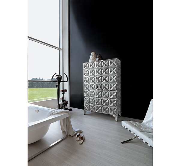 Badezimmer Aufbewahrungsschrank mit Türen aus Holz Bizzotto Italia Diamond Fabrik Bizzotto Italia aus Italien. Foto №3