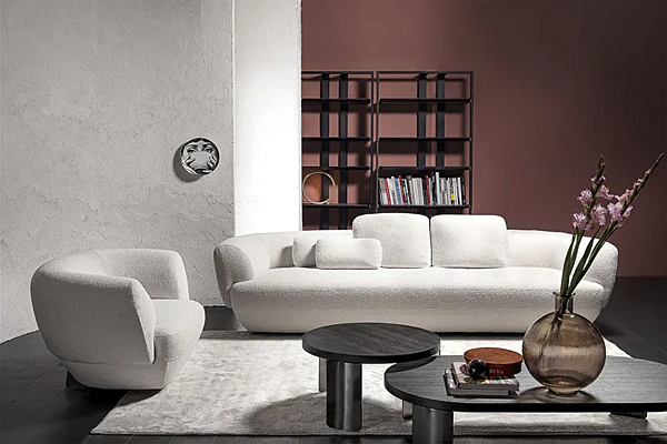 Sofa aus Stoff oder Leder 360 Confident VIBIEFFE Fabrik VIBIEFFE aus Italien. Foto №3