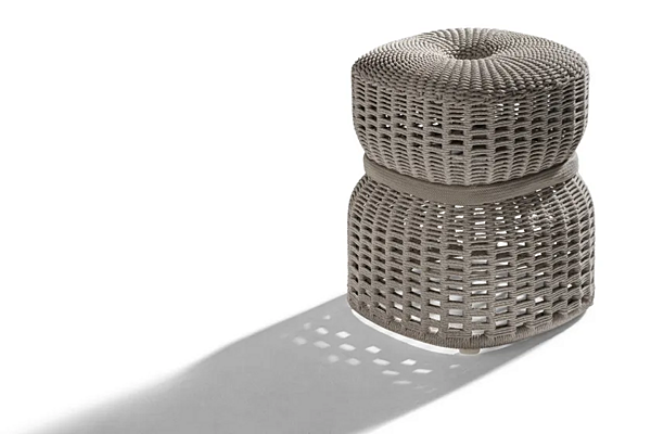 Garten Pouf aus nautischem Seil POLTRONA FRAU Lepli Outdoor Fabrik POLTRONA FRAU aus Italien. Foto №16