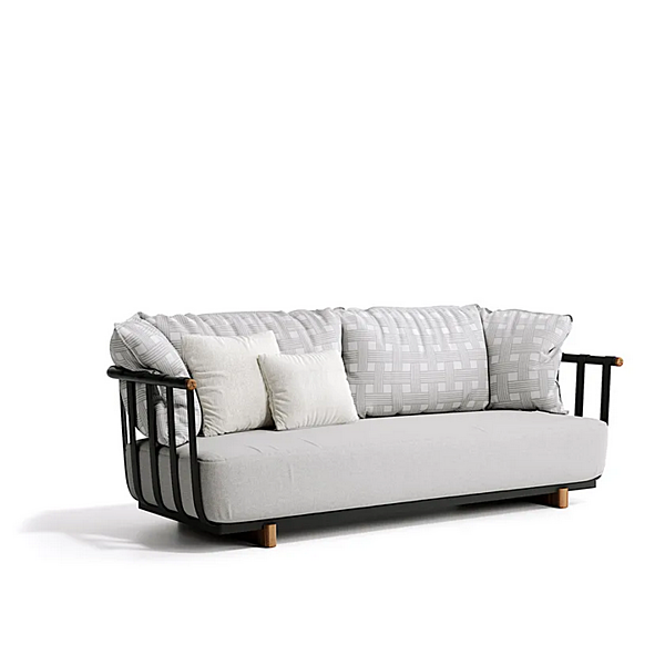 3-sitziges Gartensofa aus Stoff Portofino Atmosphera Fabrik ATMOSPHERA aus Italien. Foto №8